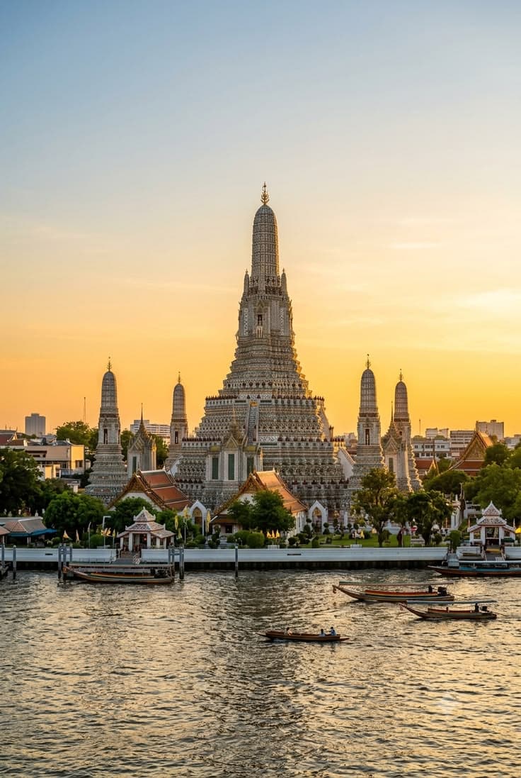 Le fleuve Chao Phraya traversant Bangkok