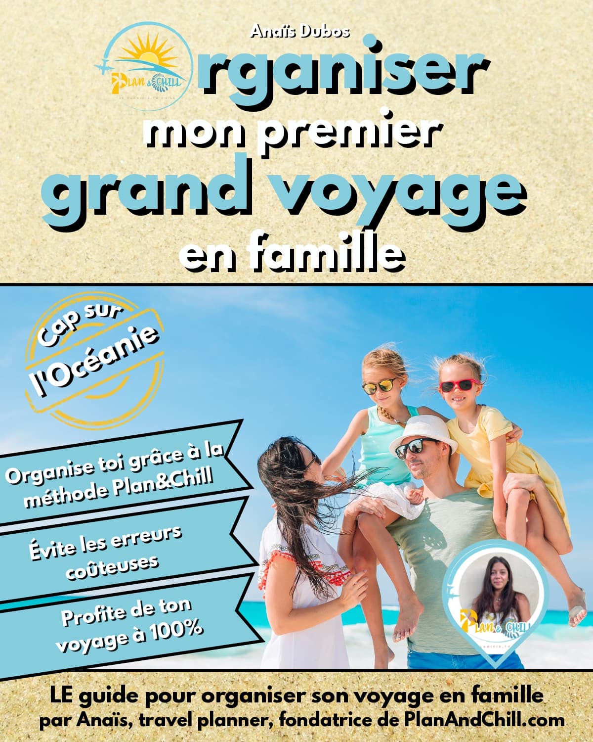 Couverture du livre « Organiser son premier voyage en famille en Océanie »